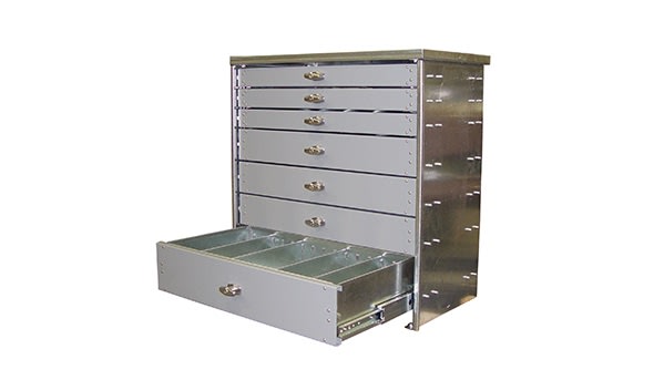 Heavy-Duty Steel Drawers are Custom Made