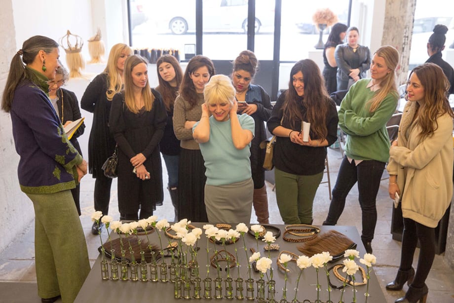 Master Wig Master Marisol Suarez Presents To The Press
