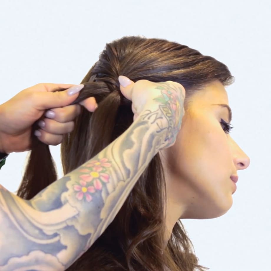VIDEO: Convertible Milkmaid and Double Fishtail Braids