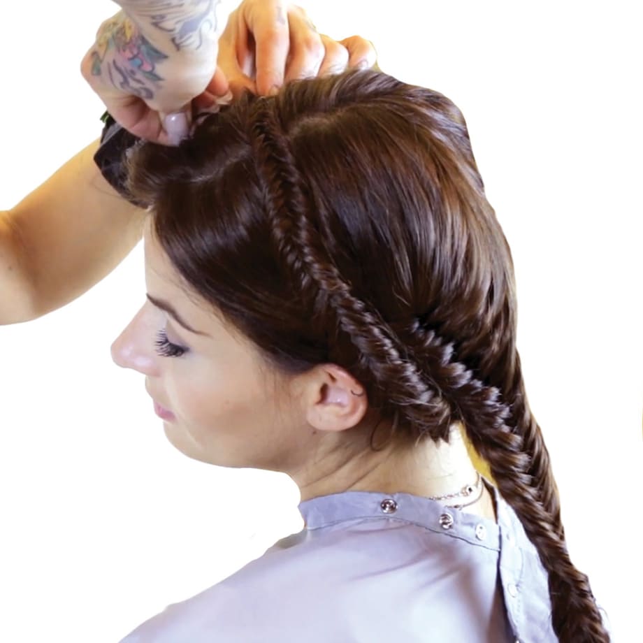 VIDEO: Convertible Milkmaid and Double Fishtail Braids