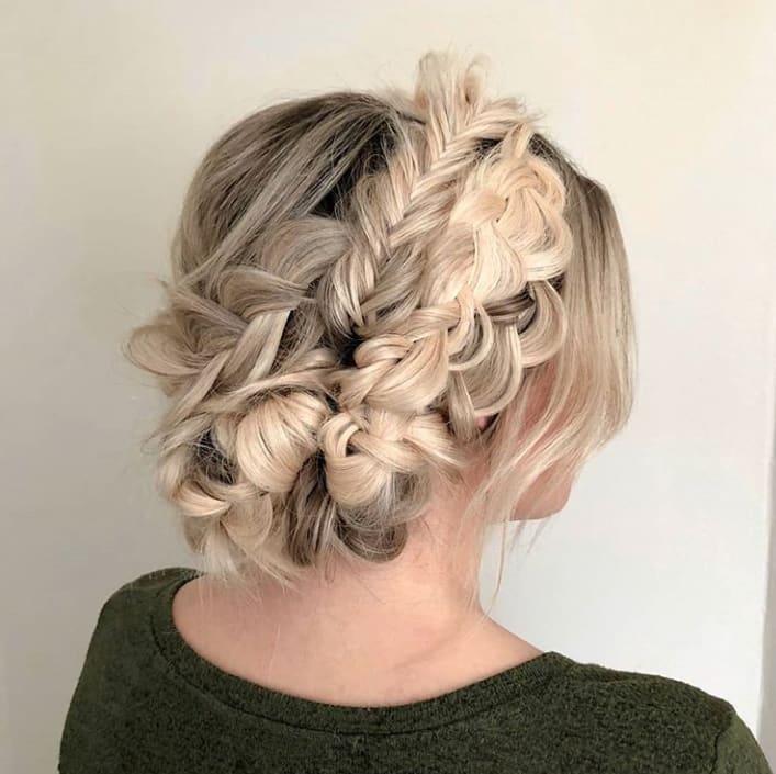 HOW-TO: Romantic Crown Braid Updo