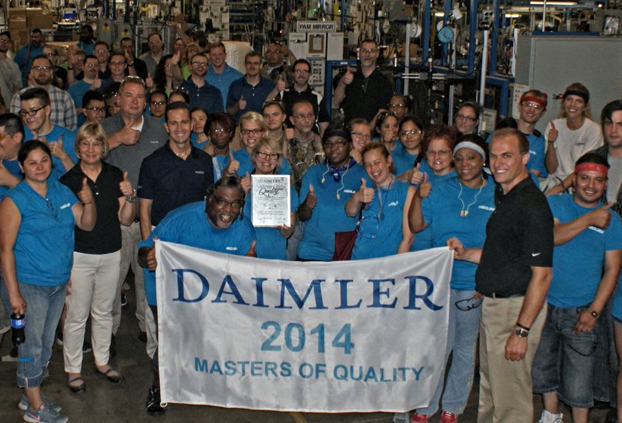Hadley Wins Daimler Masters of Quality Award Once Again