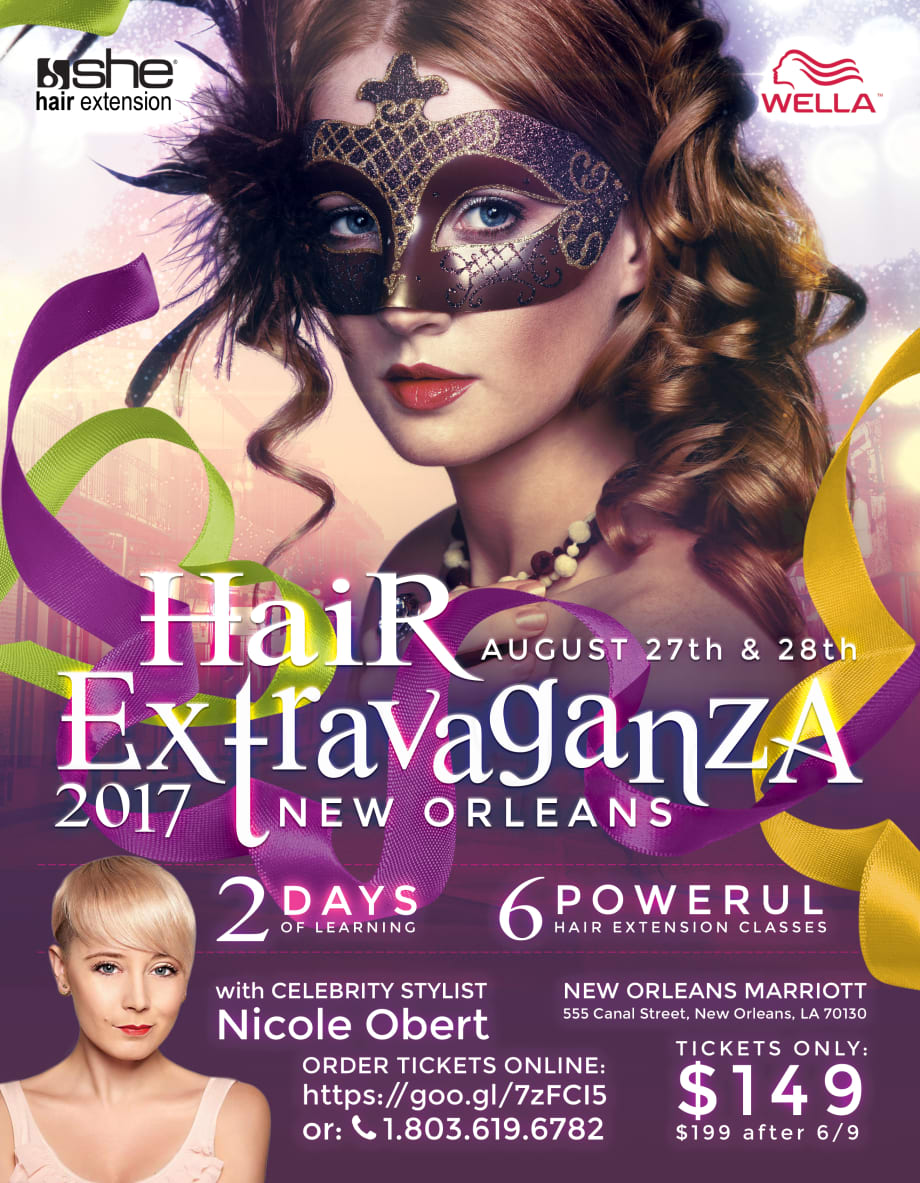 Hair Extravaganza Returns: Two Days of Education Presented by She Hair Extensions