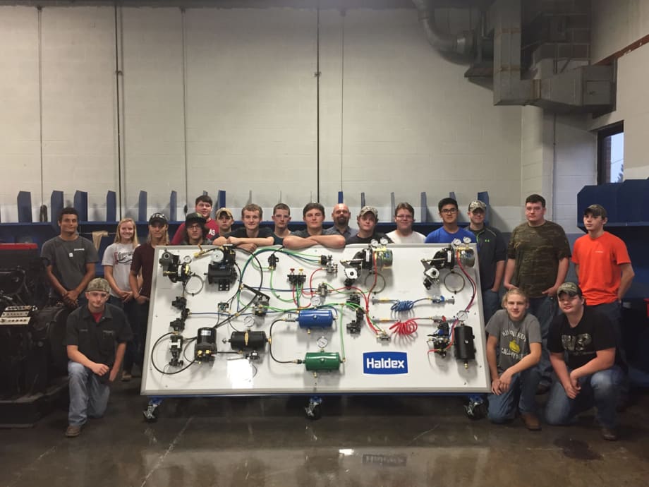 Haldex Donates Training Equipment to Diesel Technology Program