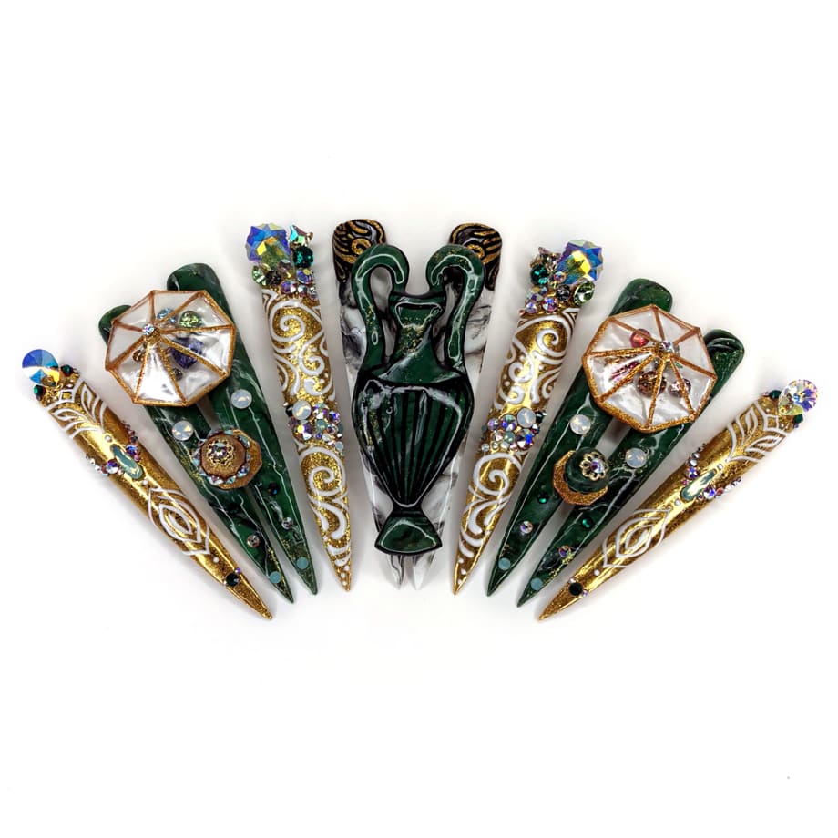 NTNA S.5 Ch. 11: Museum Tour Nail Art (Halley)