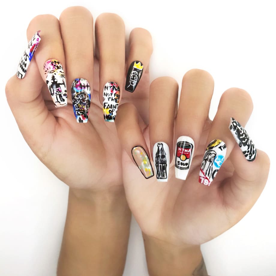 NTNA S.5 Ch. 3: Basquiat and Warhol Nail Art (Halley)