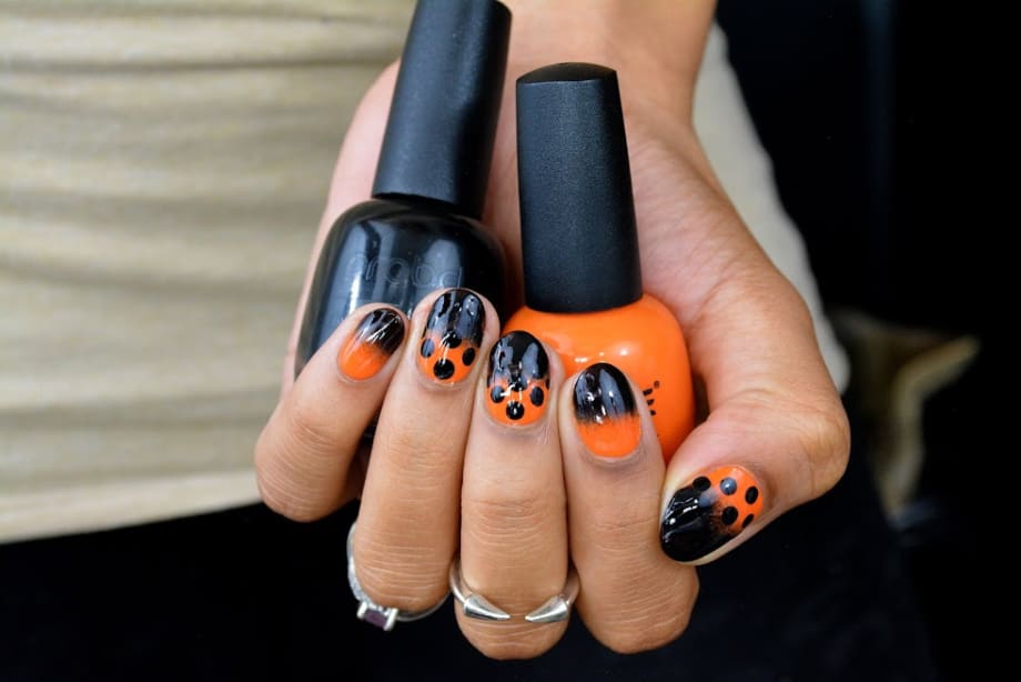 Probelle Halloween Gradient Nail Art Tutorial