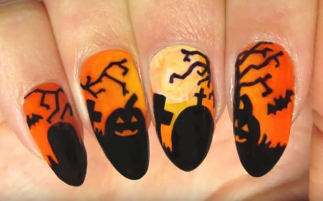 Halloween Nail Art: DIY Appliqués