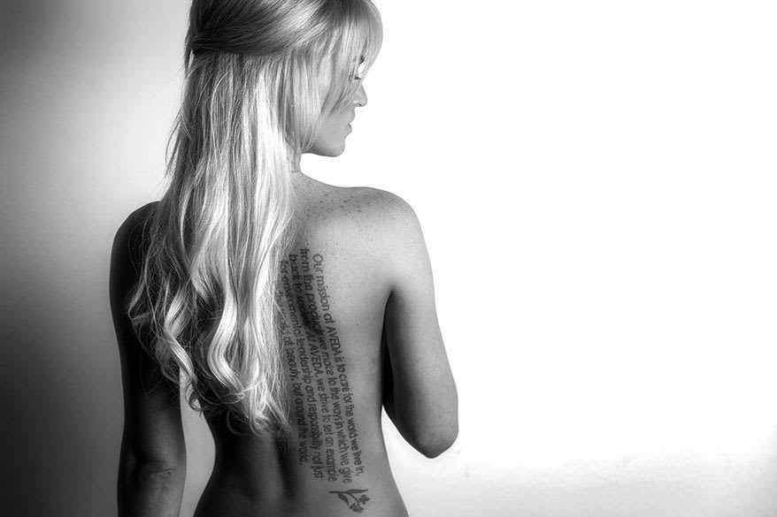 The Girl with the Aveda Tattoo