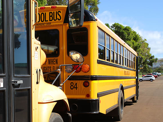 Hawaii Restores Suspended School Bus Routes