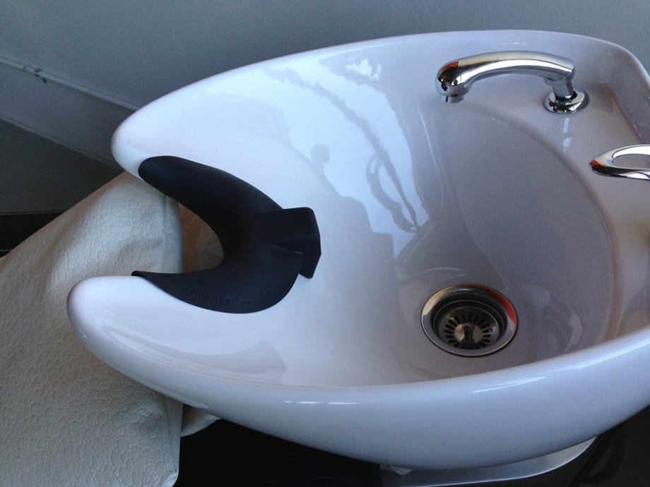 New HeadBed Product Fits on Salon Sinks to Provide Comfort and is Designed to Prevent Stroke