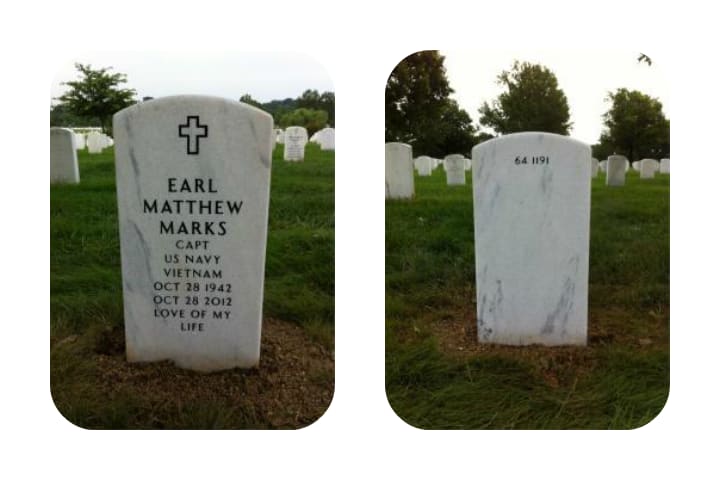 Marks Buried in Arlington Cemetery