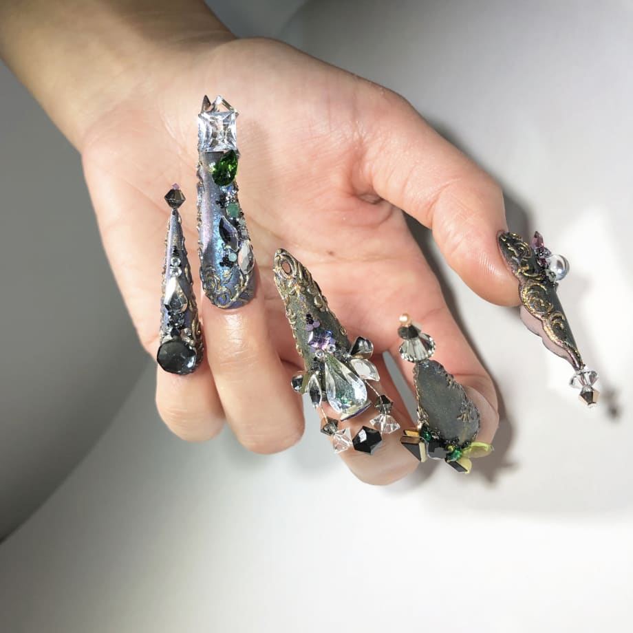 Nails for NTNA S. 5 Pre-Challenge #2: Baroque Drama (Hemi)
