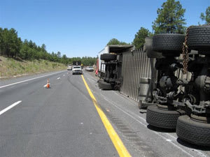 Henderson Driver Survives Rollover