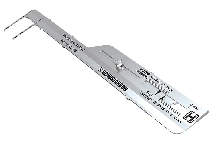 Tool Measures Brake Wear without Removing the Wheel