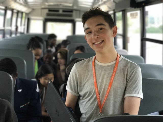 High Schooler Drives School Bus Wi-Fi Project