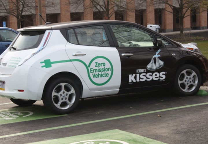 Hershey Nabs Green Company Ranking With EV Fleet