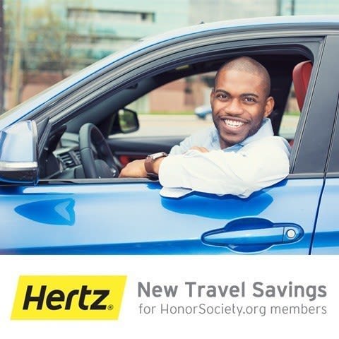 Hertz Provides Special Rates for HonorSociety.org Members