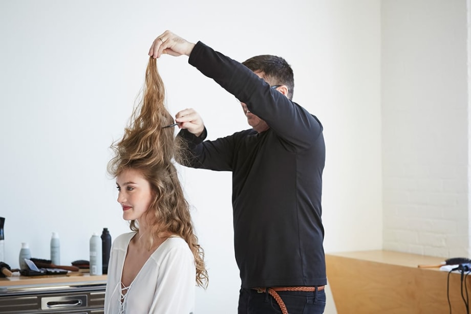 HOW-TO: "High Roller" Textured Updo Using Living Proof's Full Dry Volume Blast