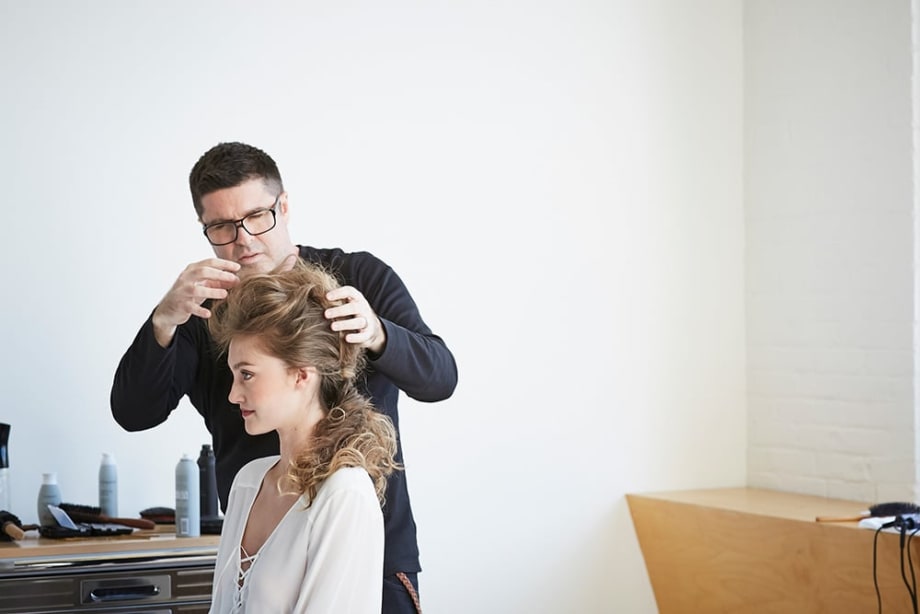 HOW-TO: "High Roller" Textured Updo Using Living Proof's Full Dry Volume Blast