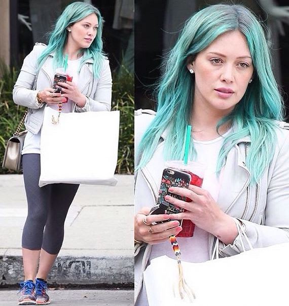 Formula How-To: Hilary Duff's Turquoise Hair