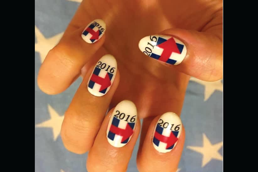 Election Nail Art: Hillary Clinton, Bernie Sanders, and Donald Trump Nails