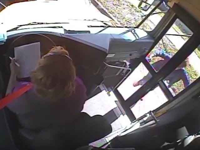 Police Search for Woman Accused of Kicking Door of Special-Needs School Bus