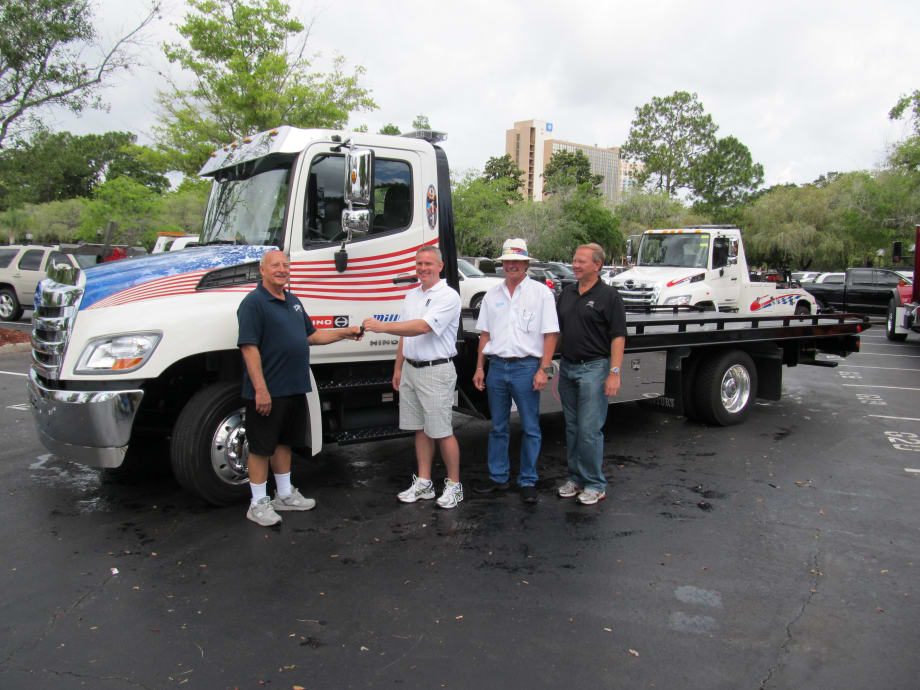 Hino Truck Raffled at 2012 Florida Tow Show