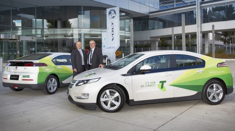 First Holden Volt Electric Vehicle Joins Telstra Fleet in Australia
