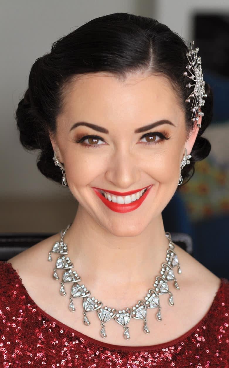 Retro Holiday Upstyle by Beauty & Pin-ups