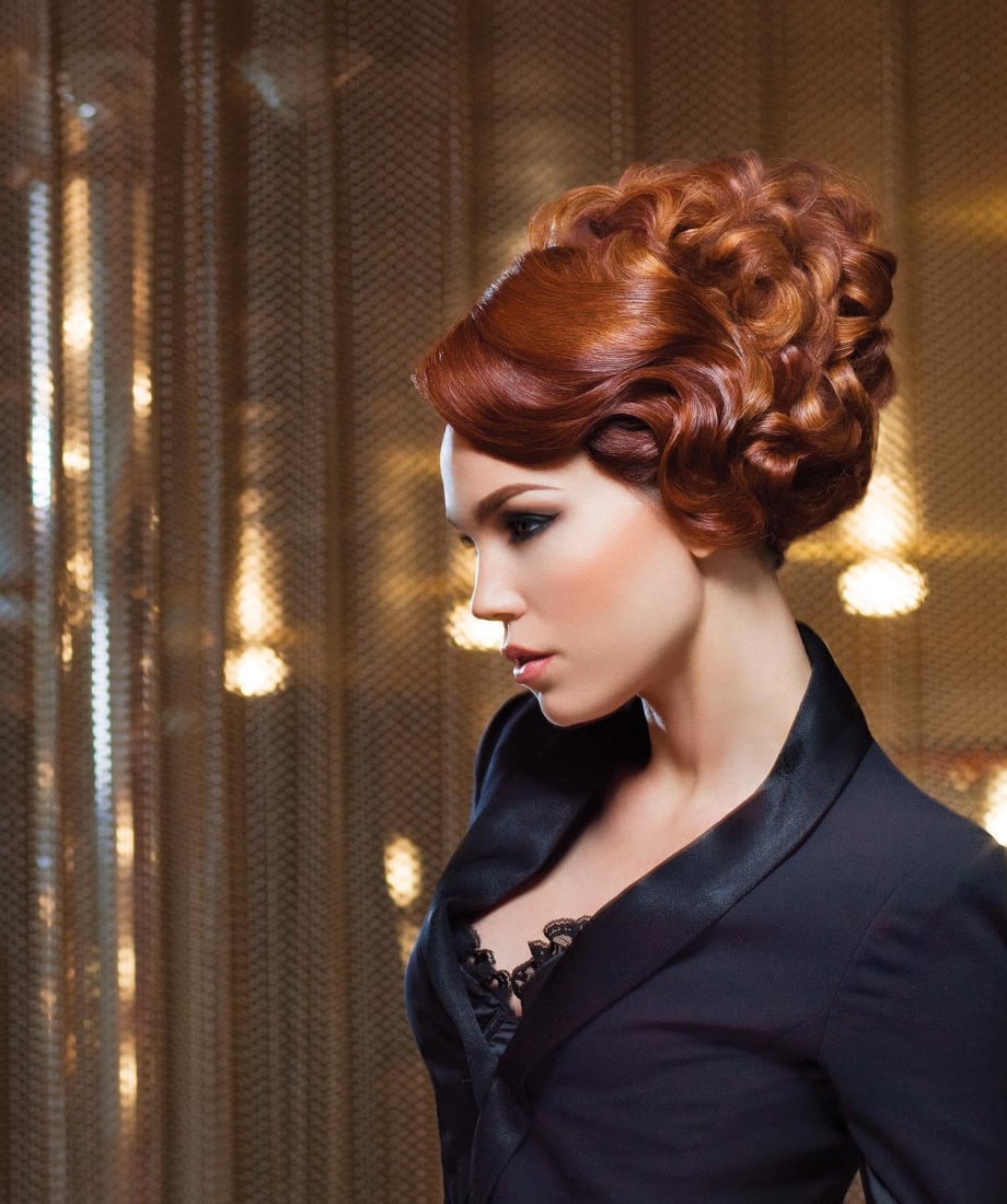 Vintage Glamour Holiday Updo by Laken Rose for Kenra