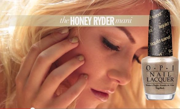 OPI Bond Girls: Honey Ryder Nail Design Tutorial
