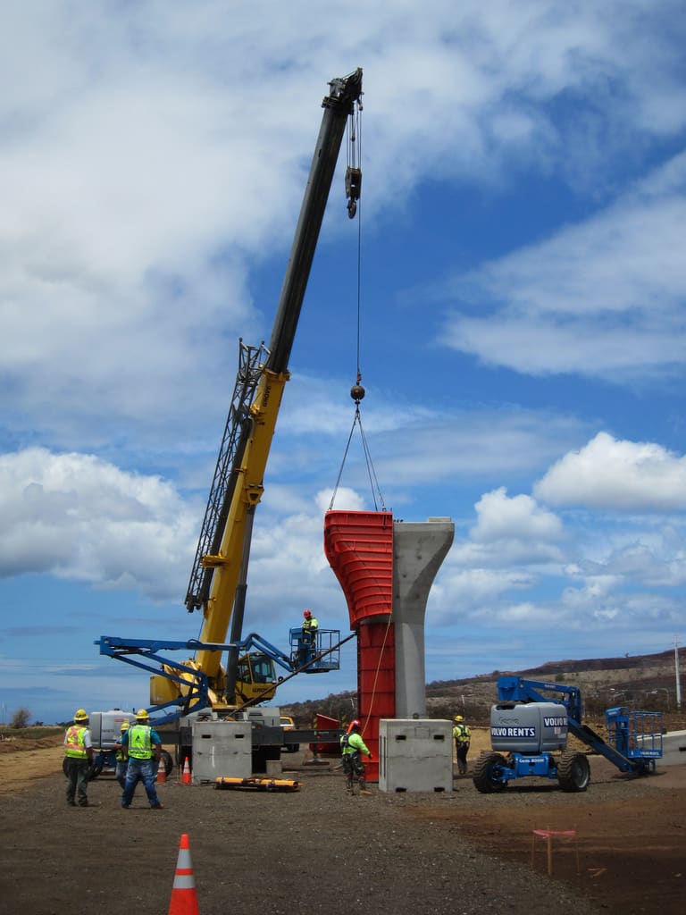 Record number of workers building Honolulu rail