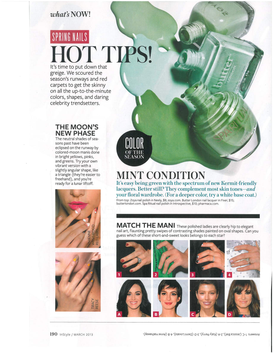 Mint Nails for Spring