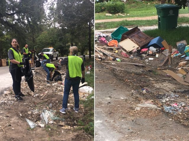 STA Team Helps With Houston Hurricane Cleanup