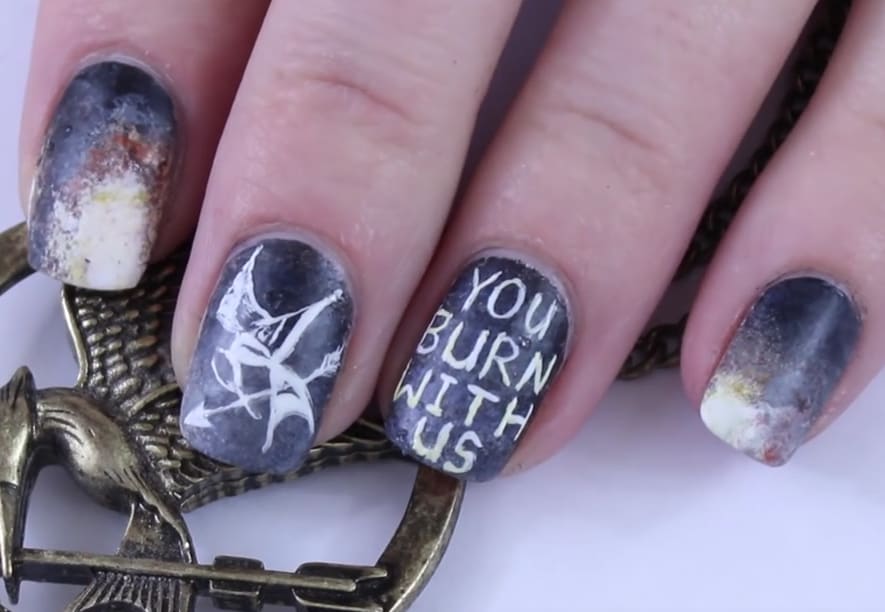 The Hunger Games: Mockingjay Part 2 Nail Art