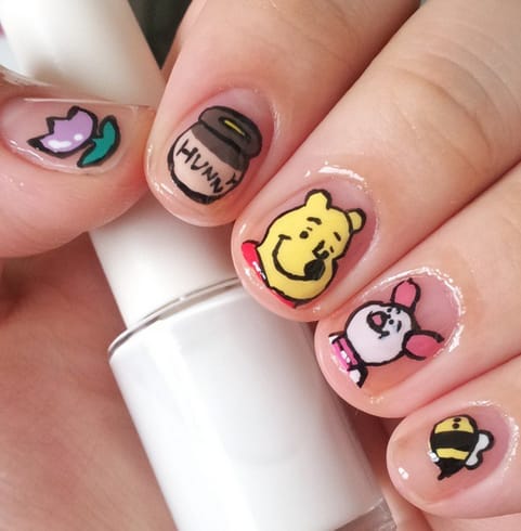 Nine Manis in Honor of Winnie The Pooh Day