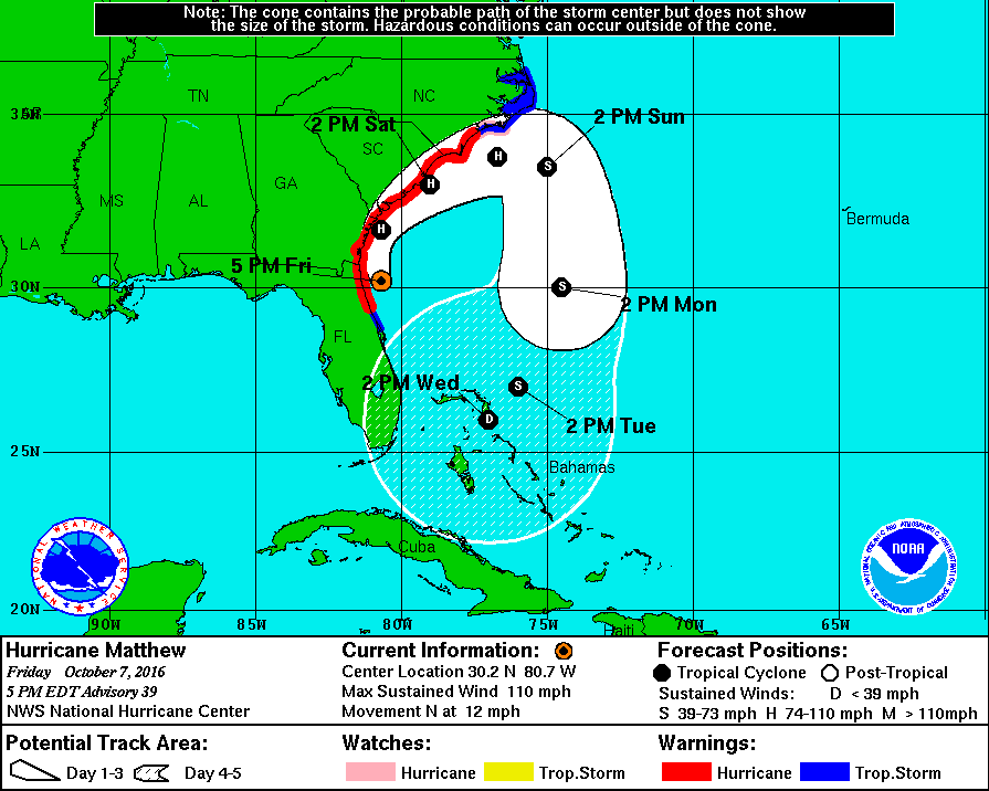 Fla. Utilities Get to Work As Hurricane Matthew Moves North