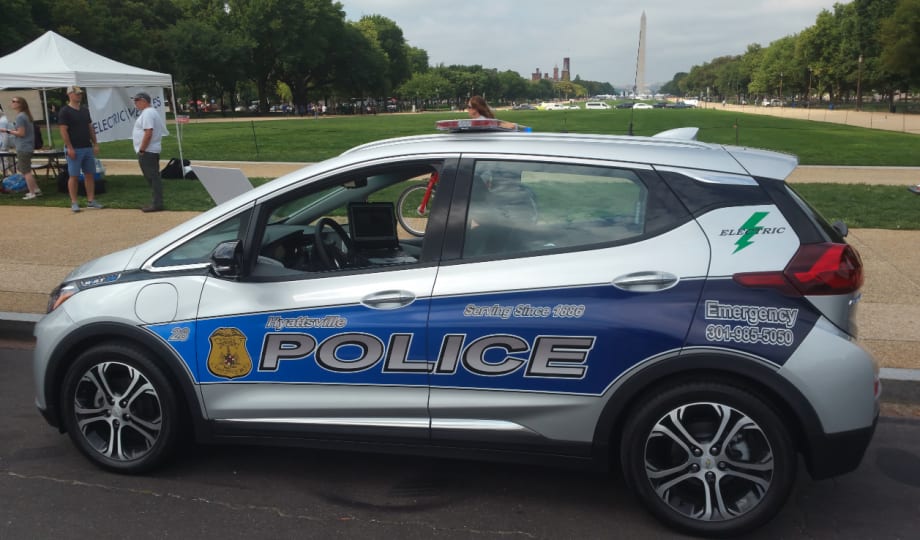 Chevrolet Bolt EV Patrol Car Hits the Streets in Md.