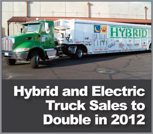 Forecast Predicts Hybrid, Electric Truck Sales Will Nearly Double in 2012