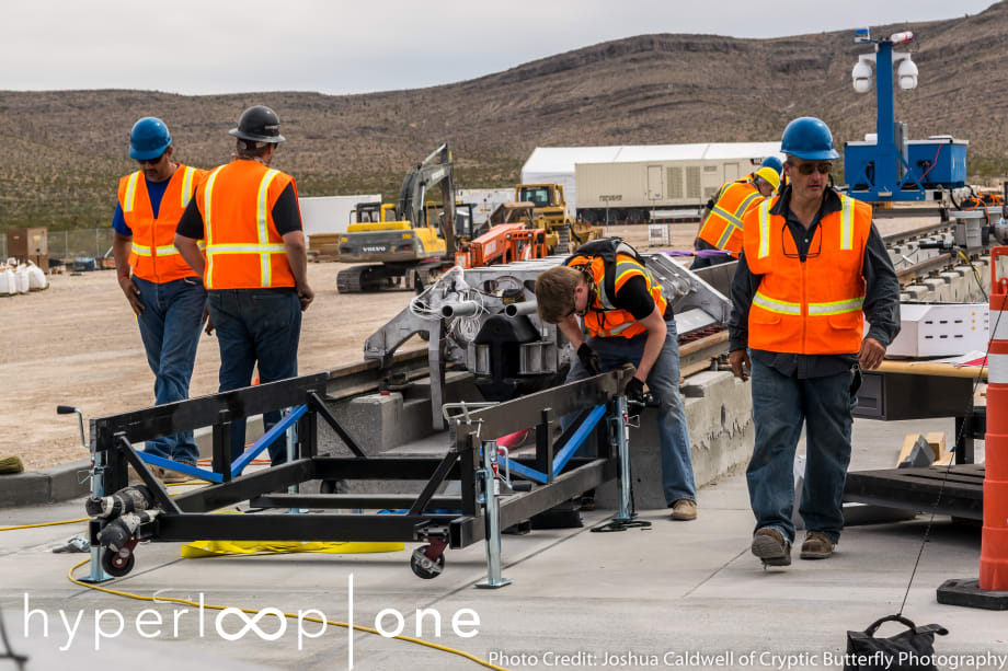 Hyperloop One completes open-air test, partners with global firms