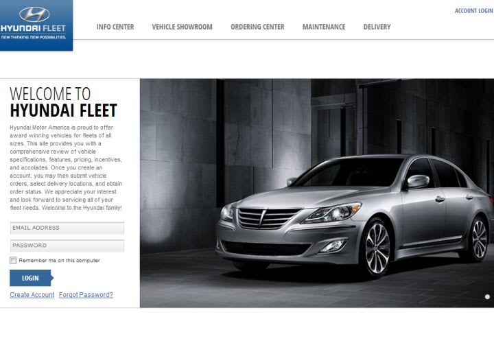 Hyundai Launches Commercial Fleet Website