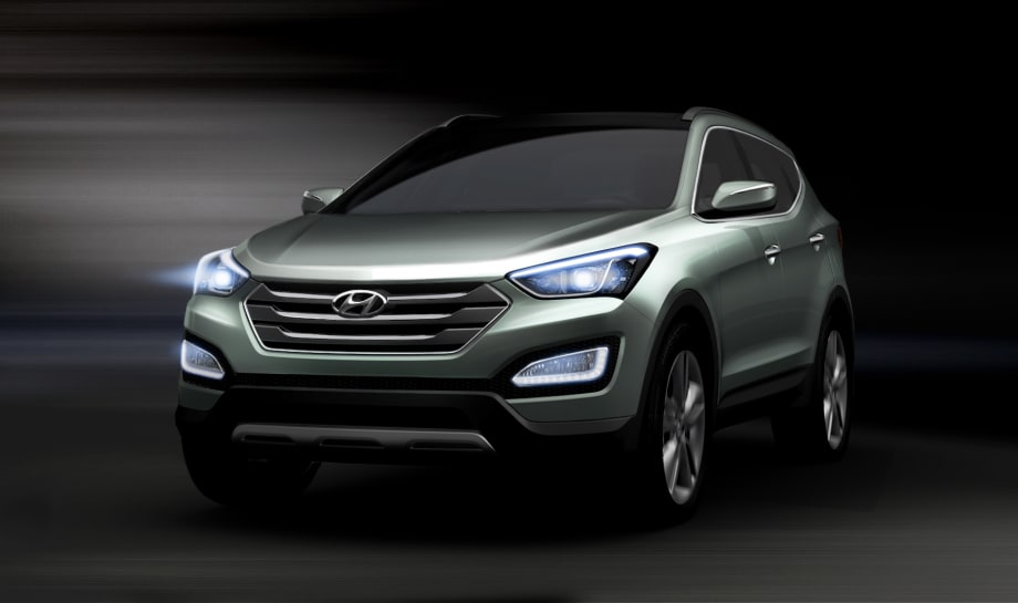 Hyundai Teases Images of All-New 2013-MY Santa Fe
