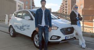 Hyundai Fuel Cell Vehicle Clocks Record Trip in Germany