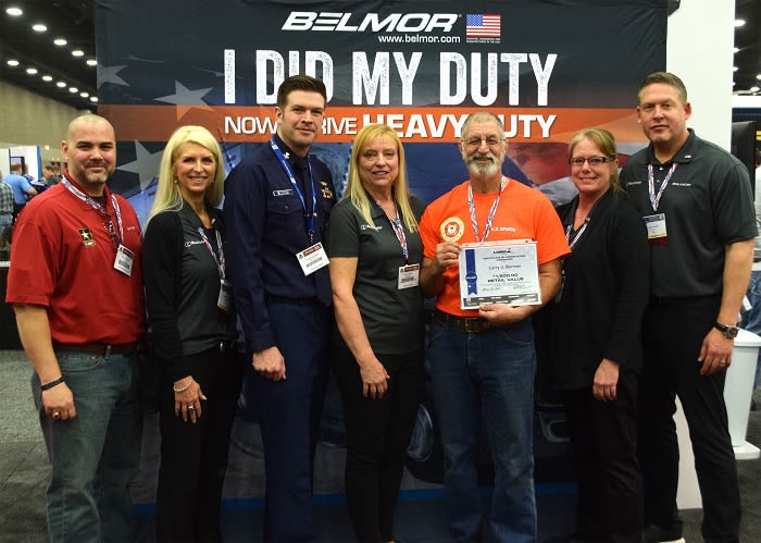 Veteran Who Transitioned to Trucking Wins Free Trip To MATS