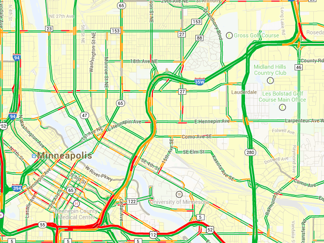 Expect Delays on I-35W Near Minneapolis Oct. 3-6
