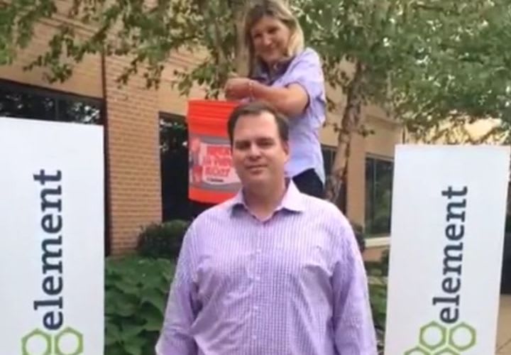 Element Fleet's President Accepts Ice Bucket Challenge