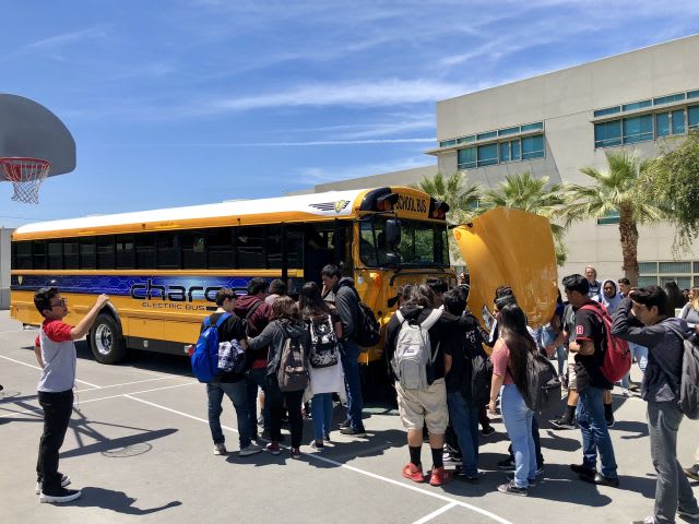 IC Bus Continues Electric School Bus Tour in California
