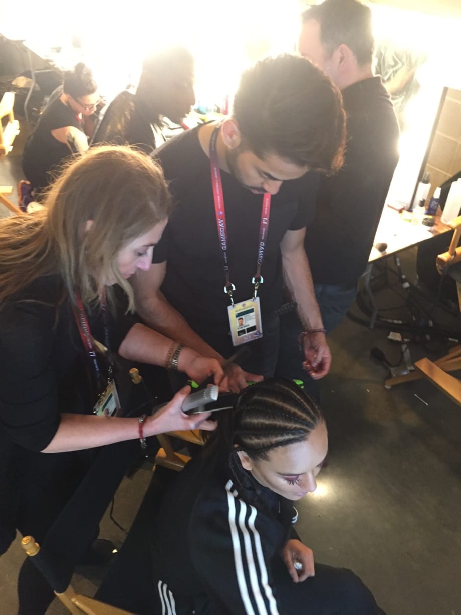 Lady Gaga's Super Bowl Halftime Show Hair Style Change
