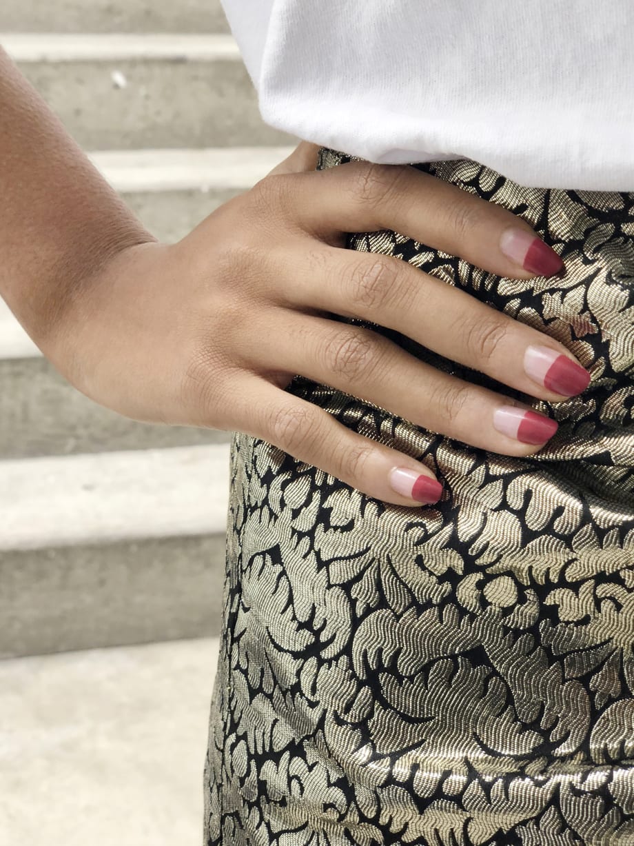 NYFW Nails: Essie Color-Blocking for Rebecca Minkoff